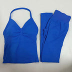 Impact Longline Strappy Top & Legging 2 Pieces Set