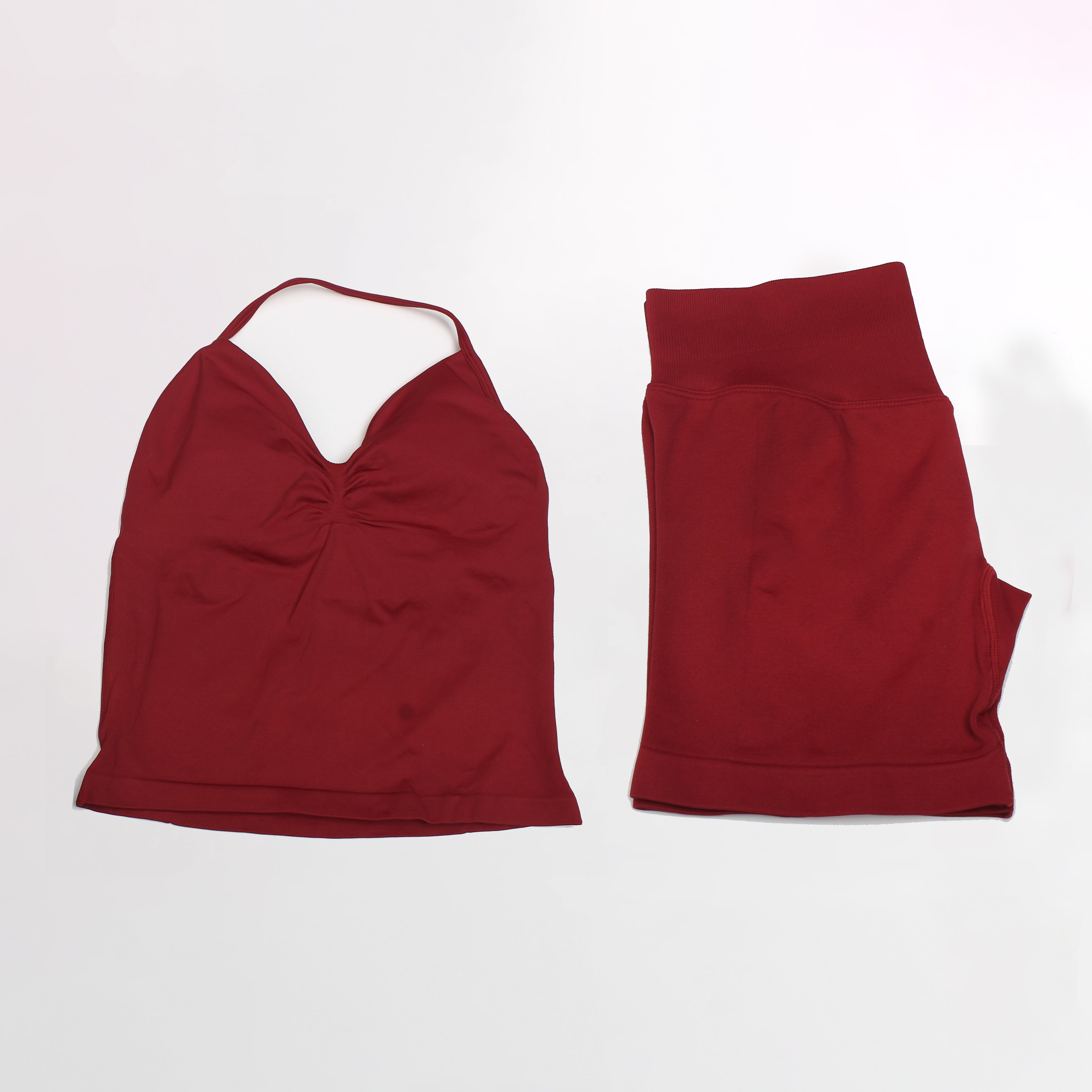 Impact Longline Strappy Top & Shorts 2 Pieces Set