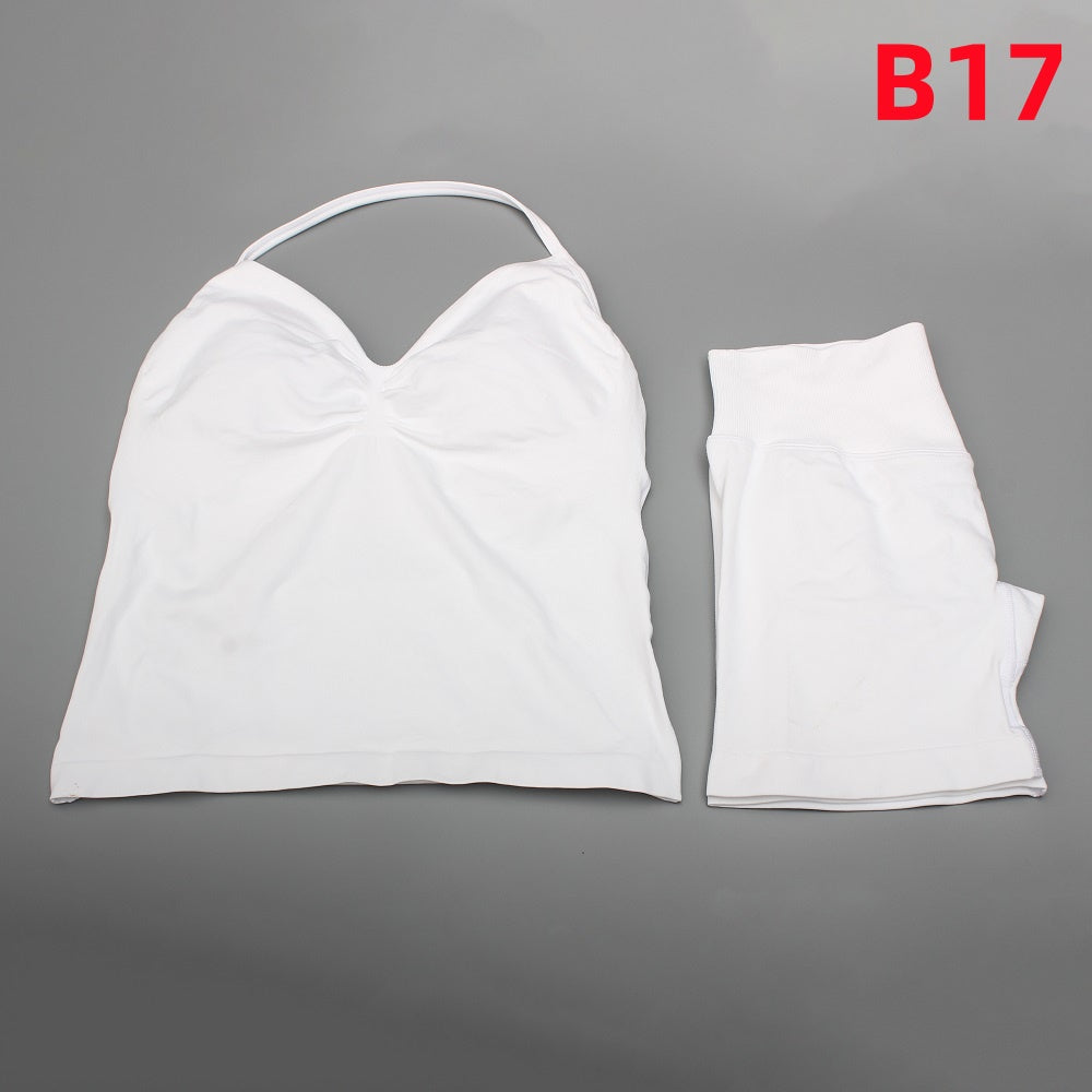 Impact Longline Strappy Top & Shorts 2 Pieces Set
