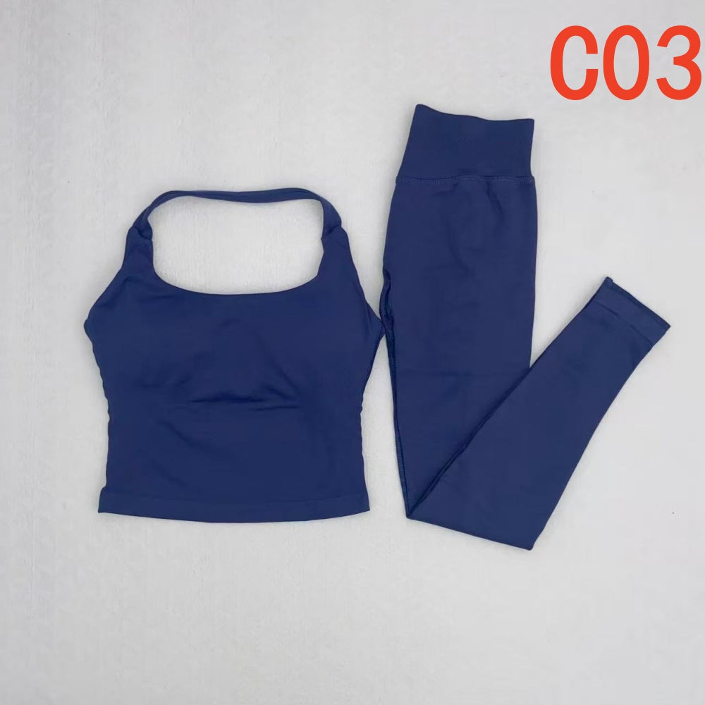 Impact Halter Top & Legging 2 Pieces Set