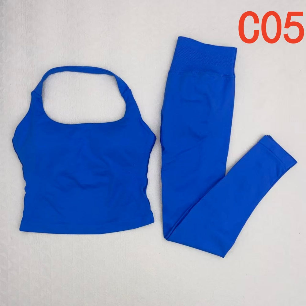 Impact Halter Top & Legging 2 Pieces Set