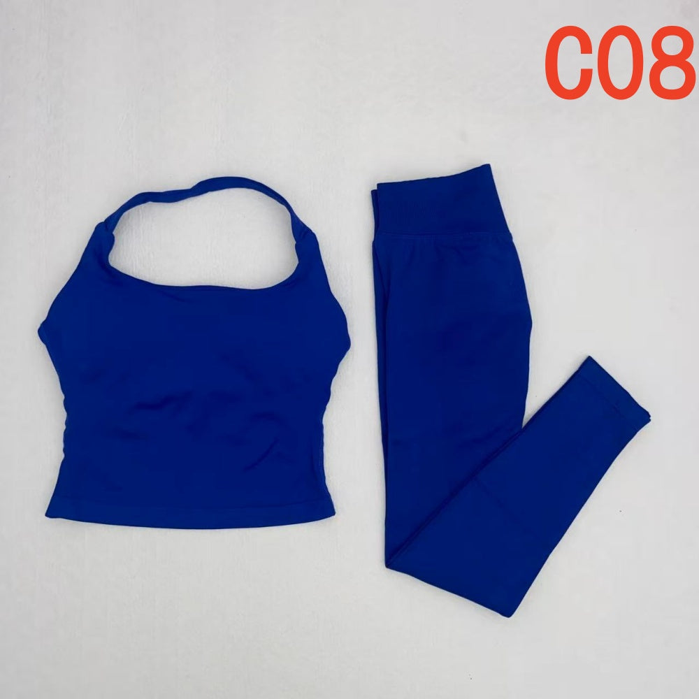 Impact Halter Top & Legging 2 Pieces Set