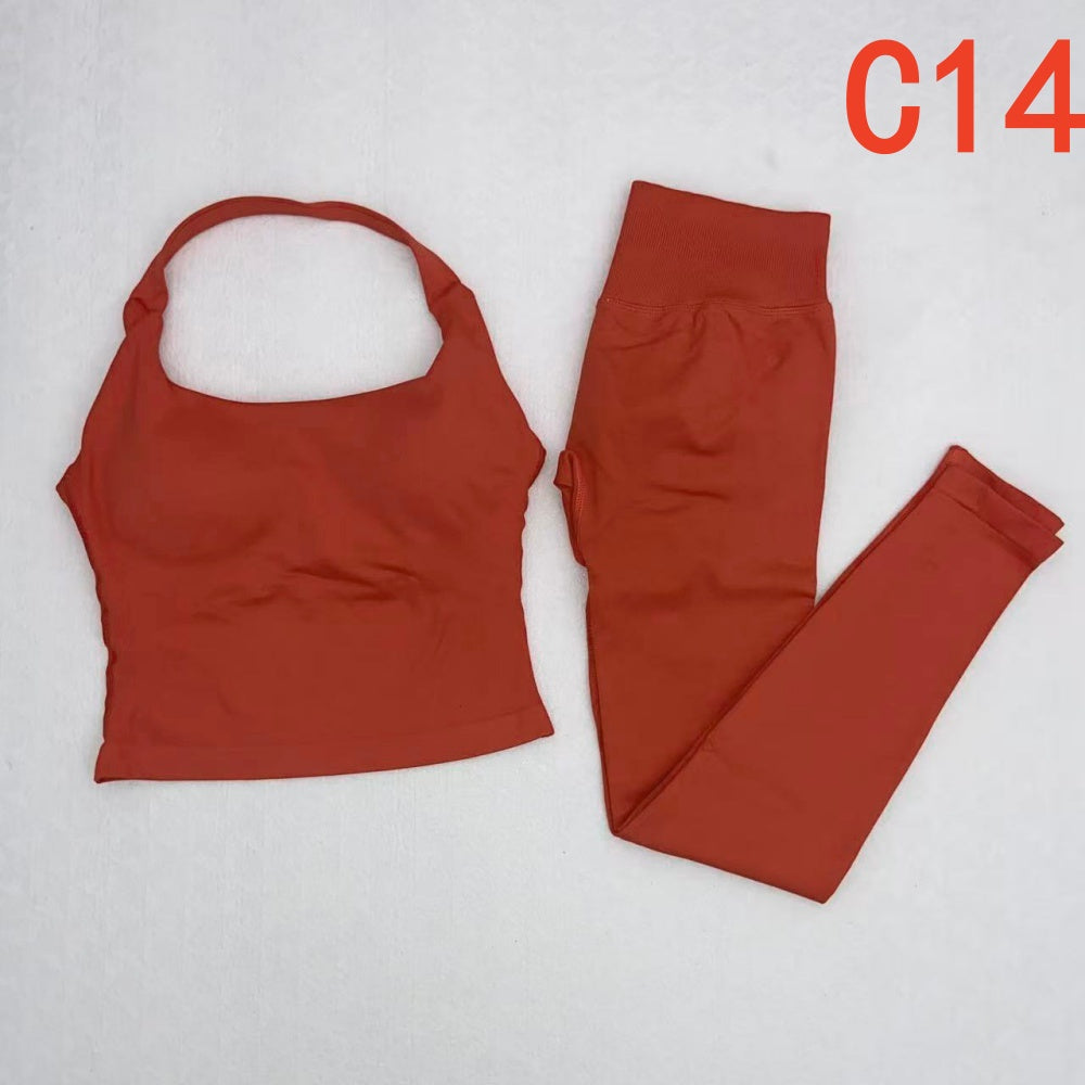 Impact Halter Top & Legging 2 Pieces Set