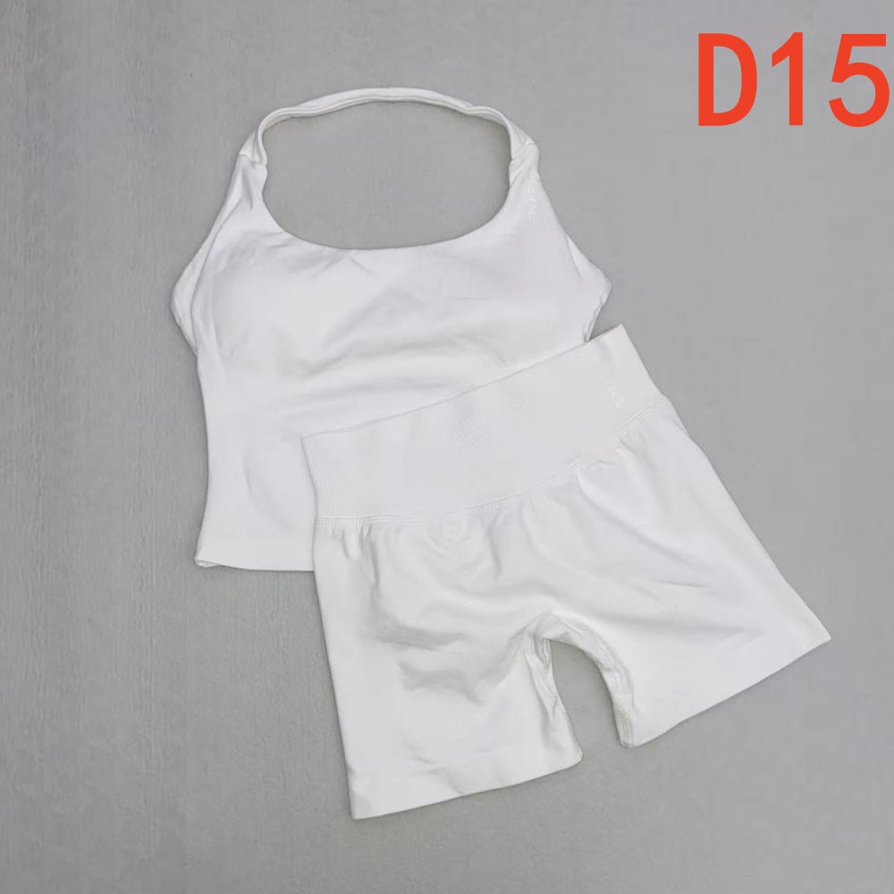 Impact Halter Top & Shorts 2 Pieces Set