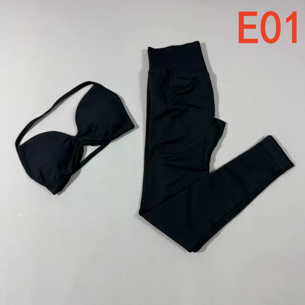 Impact Strappy Bra & Legging 2 Pieces Set