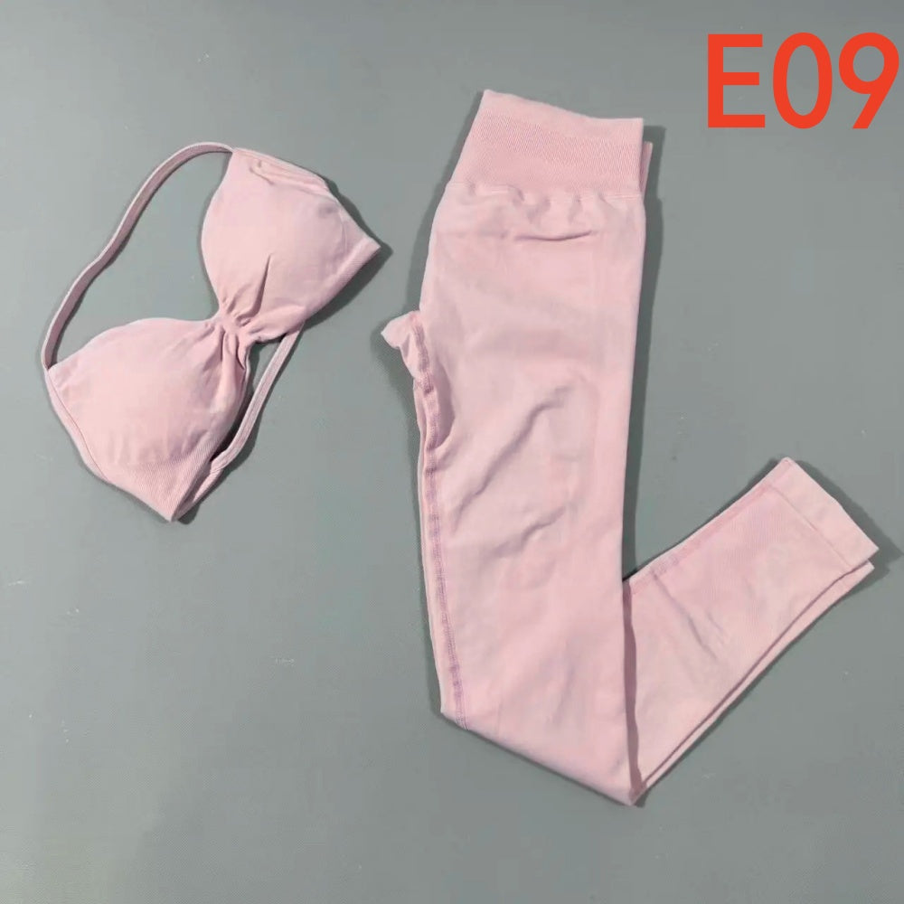 Impact Strappy Bra & Legging 2 Pieces Set