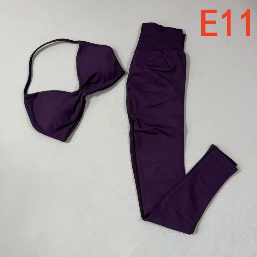 Impact Strappy Bra & Legging 2 Pieces Set