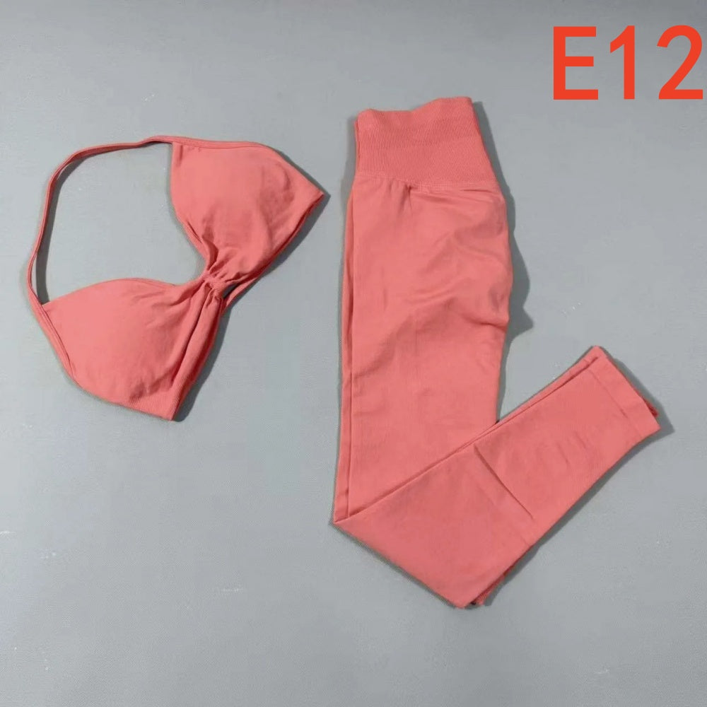 Impact Strappy Bra & Legging 2 Pieces Set