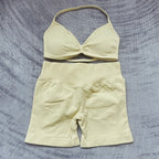 Impact Strappy Bra & Shorts 2 Pieces Set