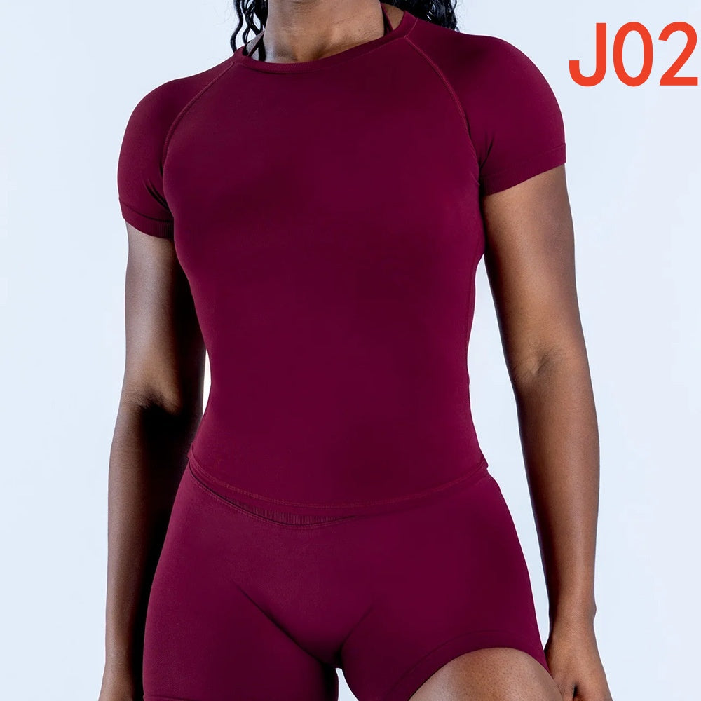 Impact Short Sleeve Top & Shorts 2 Pieces Set