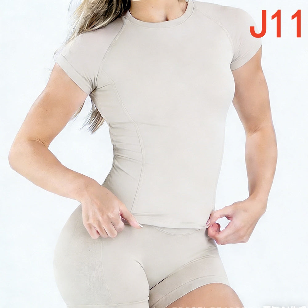 Impact Short Sleeve Top & Shorts 2 Pieces Set