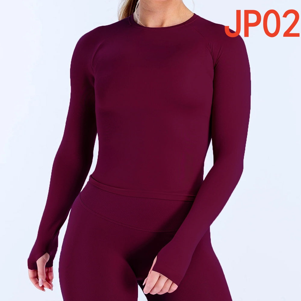 Defy Long Sleeve Top & Shorts 2 Pieces Set