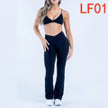 Vision Twist Front Sports Bra & Flares 2 Pieces Set